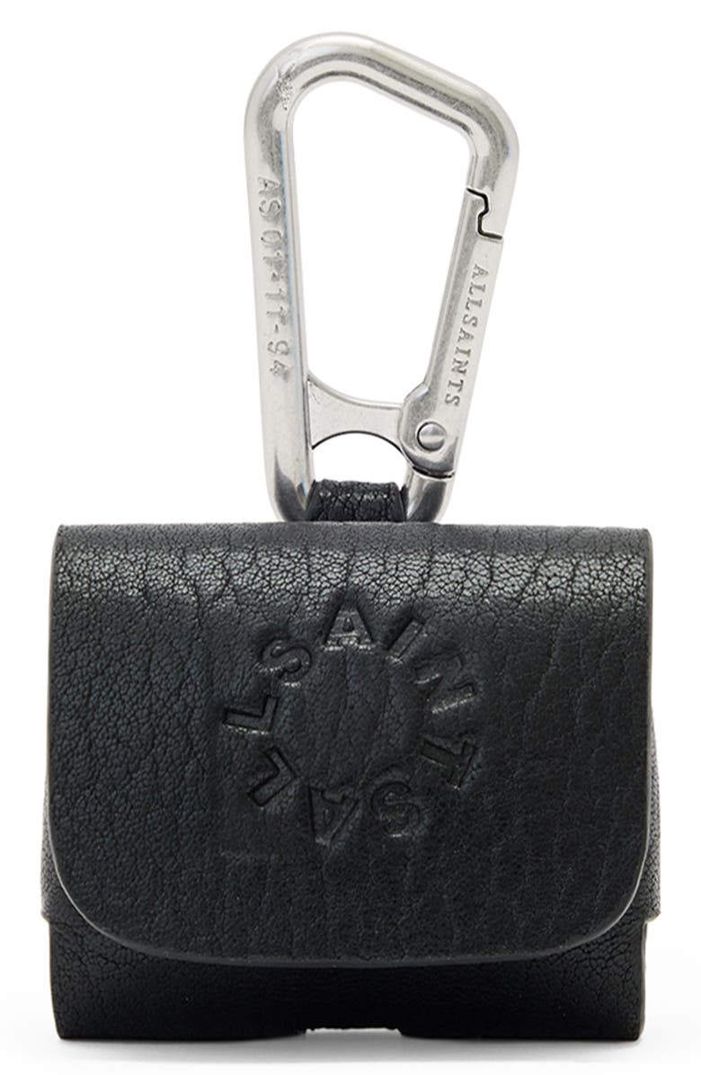 AllSaints Haven AirPod Case, Main, color, Black