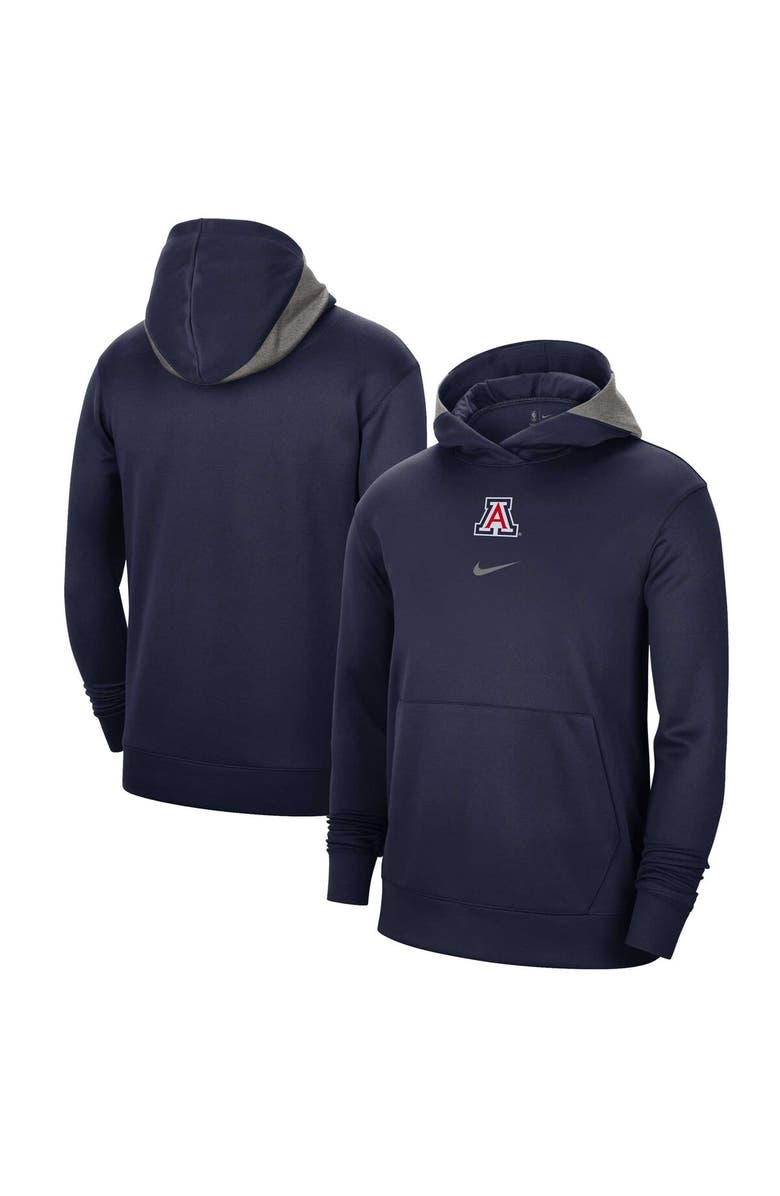 Nike Men's Nike Navy Arizona Wildcats Team Basketball Spotlight Performance Pullover Hoodie, Main, color, 