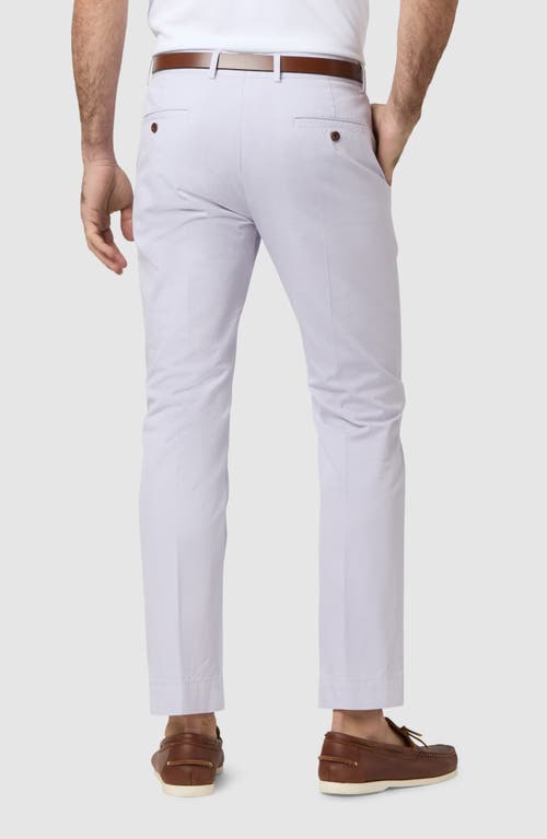 Sid Mashburn Garment Dye Slim Straight Leg Field Pants In Lavender Ap Twill