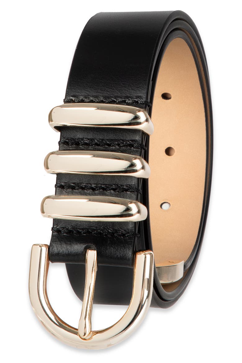 Triple Keeper Belt, Alternate, color, BLACK