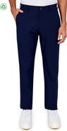 CONSTRUCT Regular Fit Solid Flat Front Recycled Performance Golf Pants