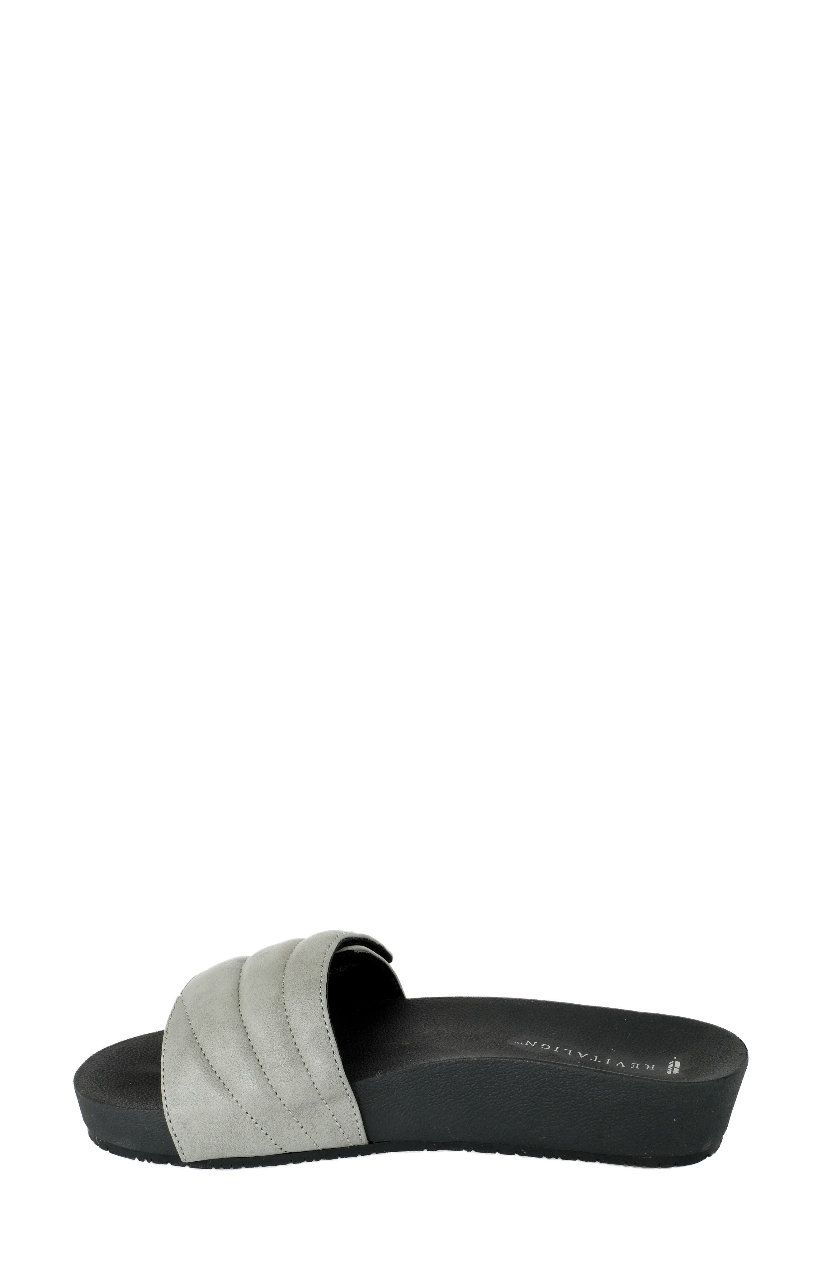 Breezy Slide Sandal, Alternate, color, GREY