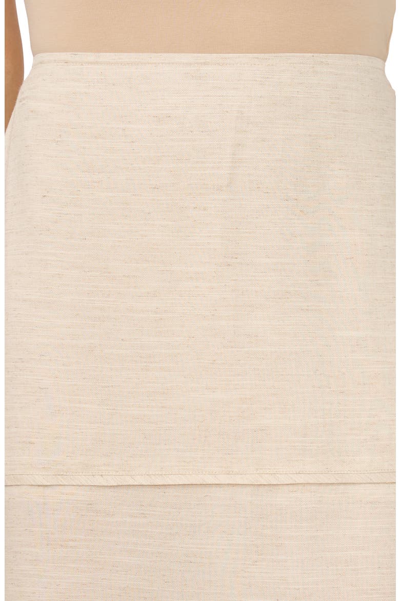 Column Skirt, Alternate, color, FINE LINEN