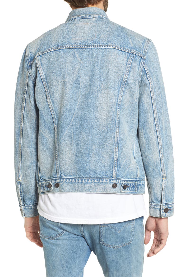 Levi's® Trucker Denim Jacket, Alternate, color, ROLLED UP DOLLAR