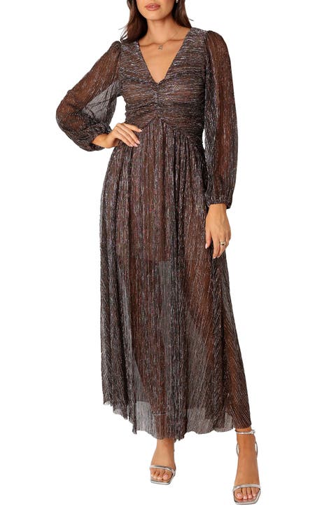 Lustre Long Sleeve Midi Dress