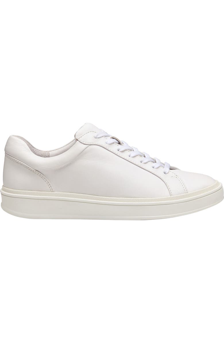 Johnston & Murphy Ashley Sneaker, Alternate, color, White Glove Leather