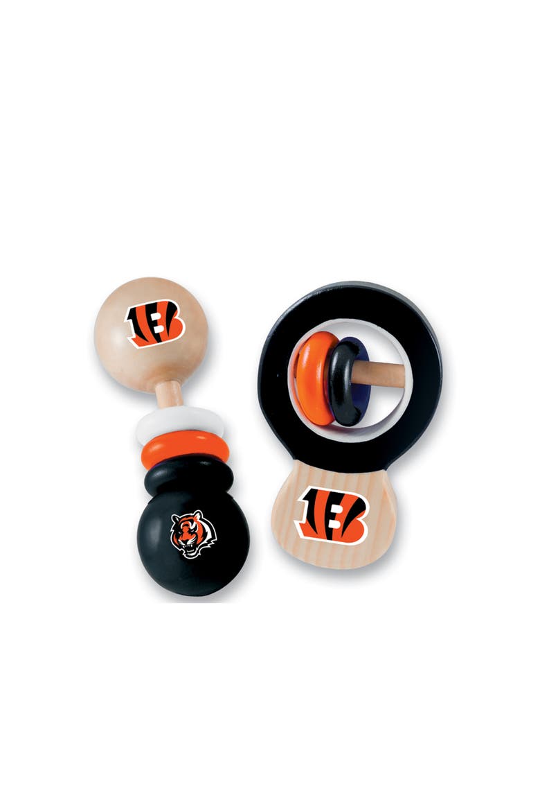 Cincinnati Bengals Baby Rattles 2-Pack, Alternate, color, Multicolor