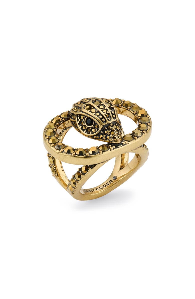 Kurt Geiger London Chelsea Eagle Cutout Ring, Alternate, color, 