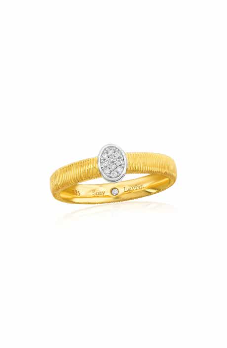 SUZY LEVIAN Golden Helix Oval Coil Ring