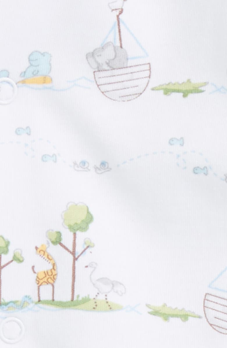 Kissy Kissy Noah Pima Cotton Convertible Gown, Alternate, color, Light Blue