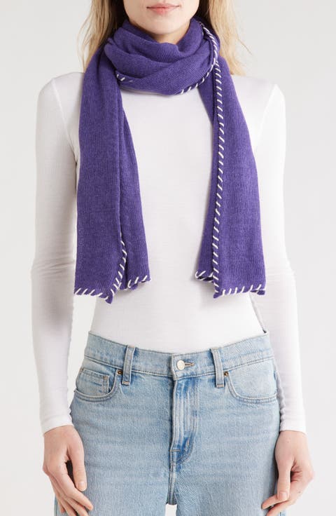 Whipstitch Trim Scarf