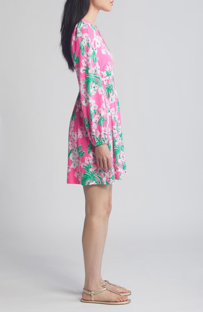 Lilly Pulitzer<sup>®</sup> Calla Long Sleeve Shirred Waist Dress, Alternate, color,