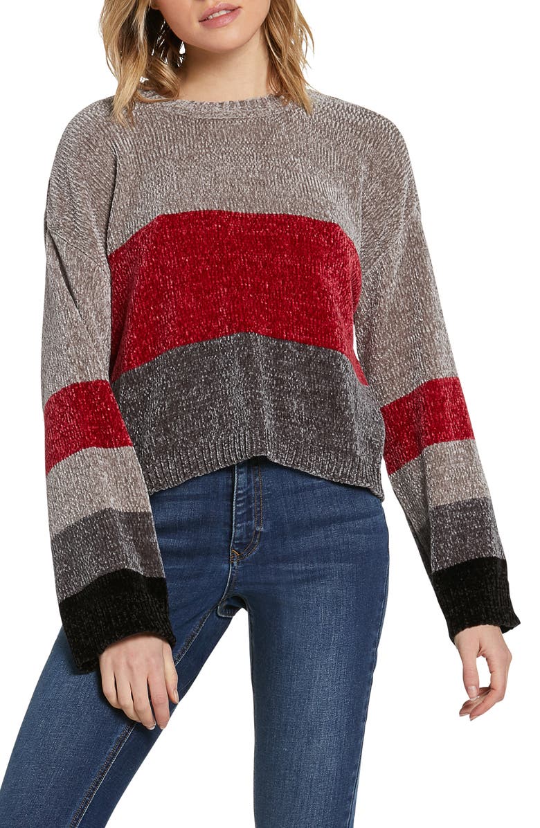 Volcom Bubble Tea Chenille Sweater, Main, color, 