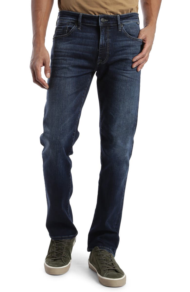 Mavi Jeans Zach Straight Leg Jeans, Main, color, Deep Blue Cashmere