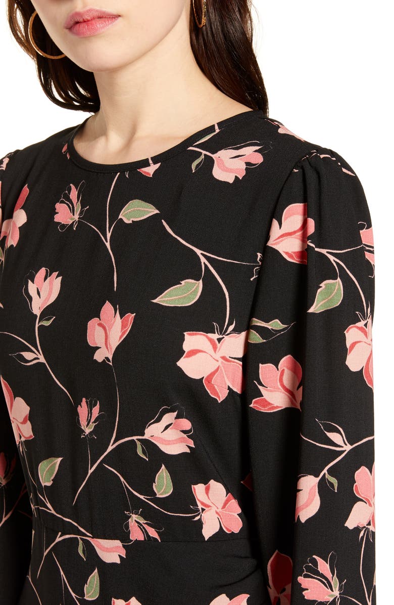 MINKPINK Magnetic Love Long Sleeve Midi Dress, Alternate, color, 