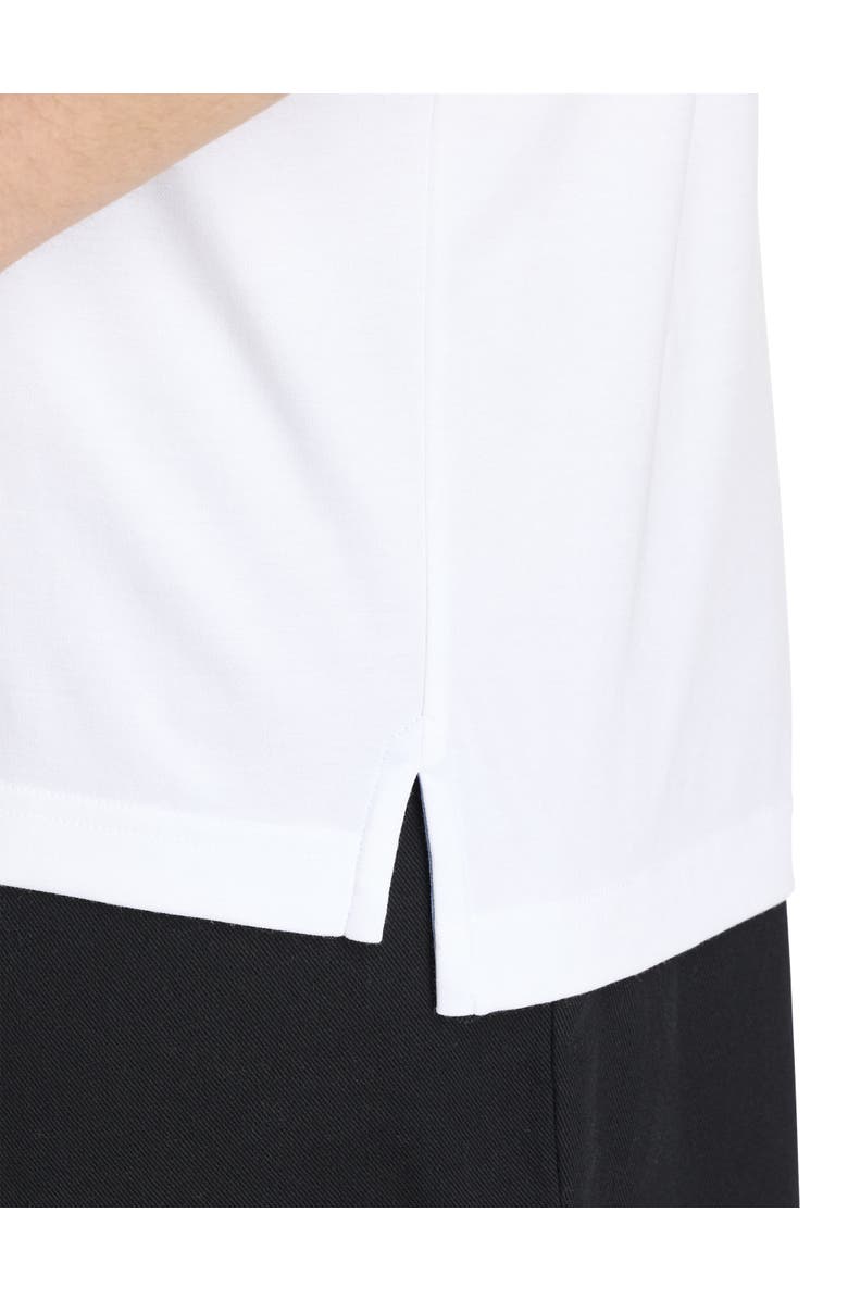 Psycho Bunny Big & Tall Bryce Piqué Polo Shirt, Alternate, color, White