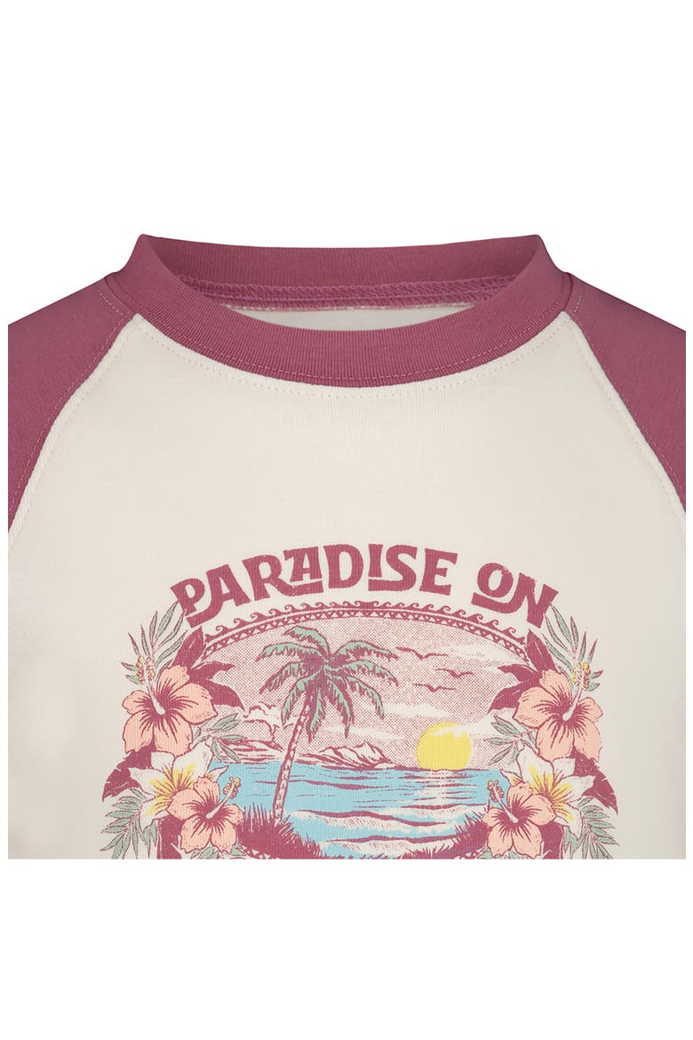 Kids' Horizon Graphic Raglan T-Shirt, Alternate, color, CRYSTAL
