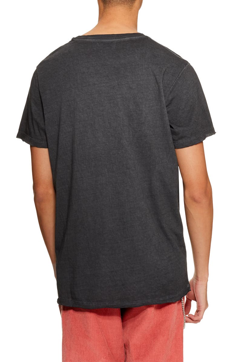 Topman Smoked Classic Fit T-Shirt, Alternate, color, 