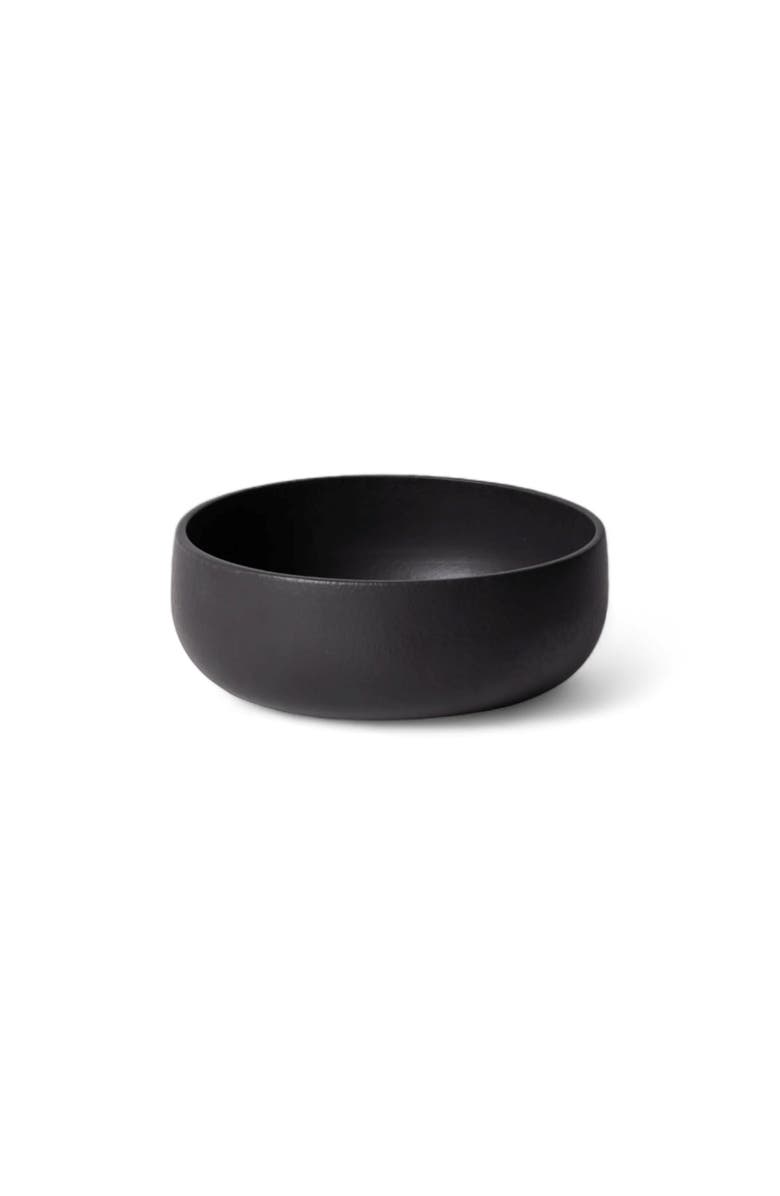 Gharyan Stoneware Coupelle Appetizer Bowl, Main, color, Matte Black