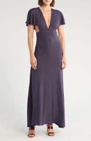GO COUTURE Cutout Maxi Dress