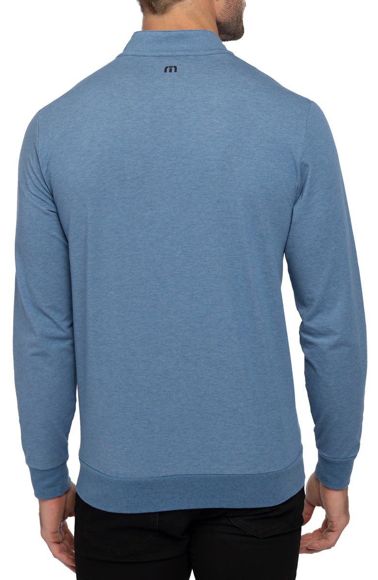 TravisMathew Splash of Color Stretch Cotton Blend Half Zip Pullover, Alternate, color, 