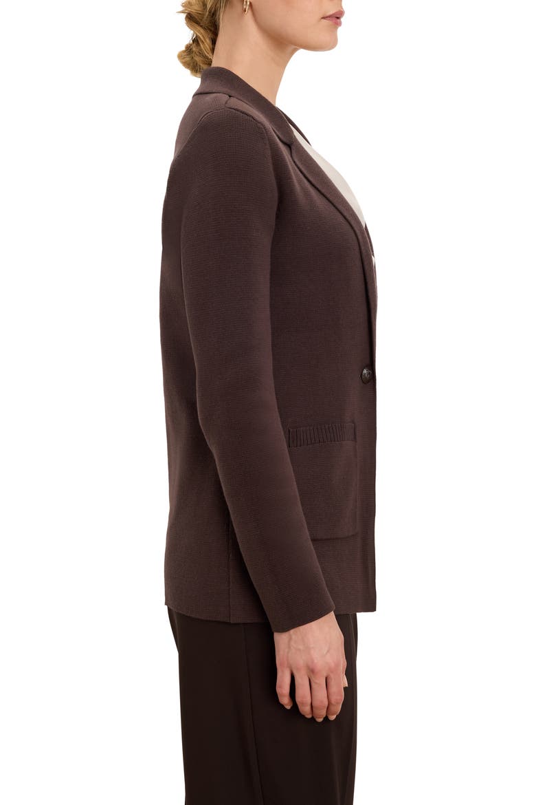 Sweater Blazer, Alternate, color, JAVA