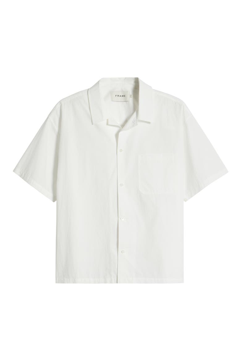 Short Sleeve Button-Up Shirt, Alternate, color, NATURAL
