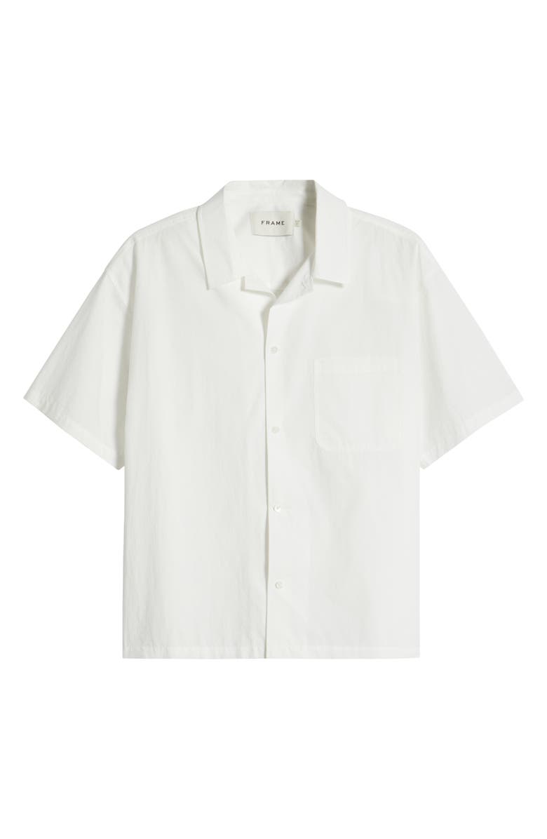 FRAME Short Sleeve Button-Up Shirt, Alternate, color, Natural