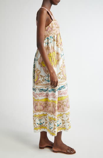 Maritime Magic Linen Blend Sundress