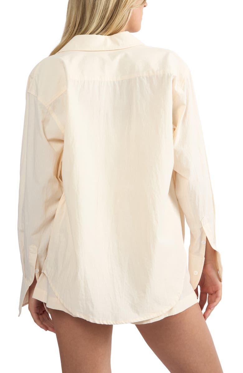 Viens Avec Moi The Everyday Boyfriend Shirt, Alternate, color, Cream