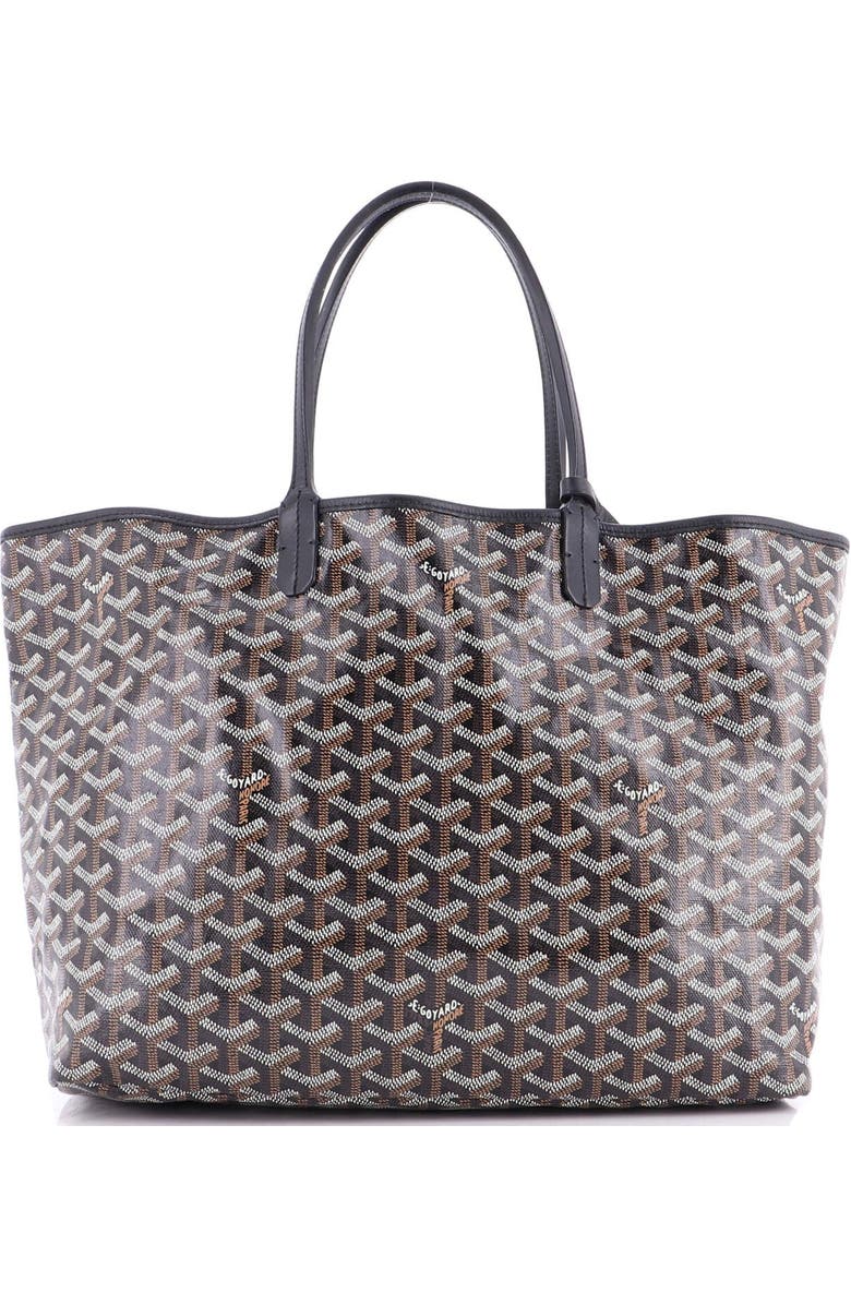 Pre-Owned Goyard Saint Louis Tote Coated Canvas PM, Alternate, color, Black