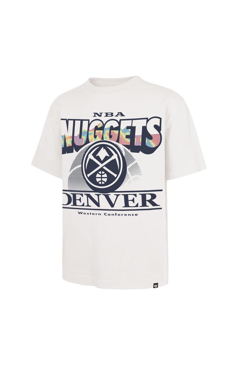 '47 Men's '47 White Denver Nuggets City Edition Shifty Foundation T-Shirt, Alternate, color, White