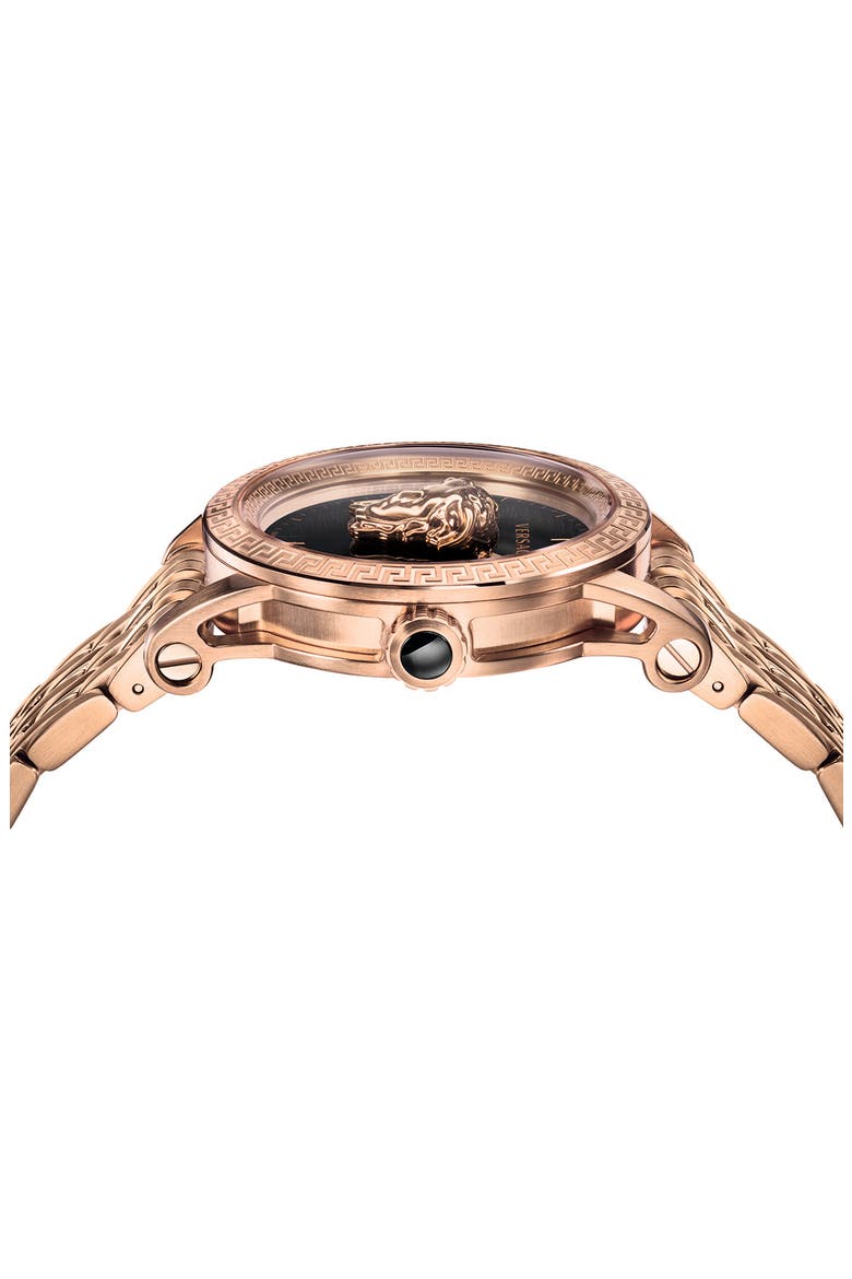 Men's Palazzo Empire Swiss Quartz Bracelet Watch, 43mm, Alternate, color, ROSE GOLD