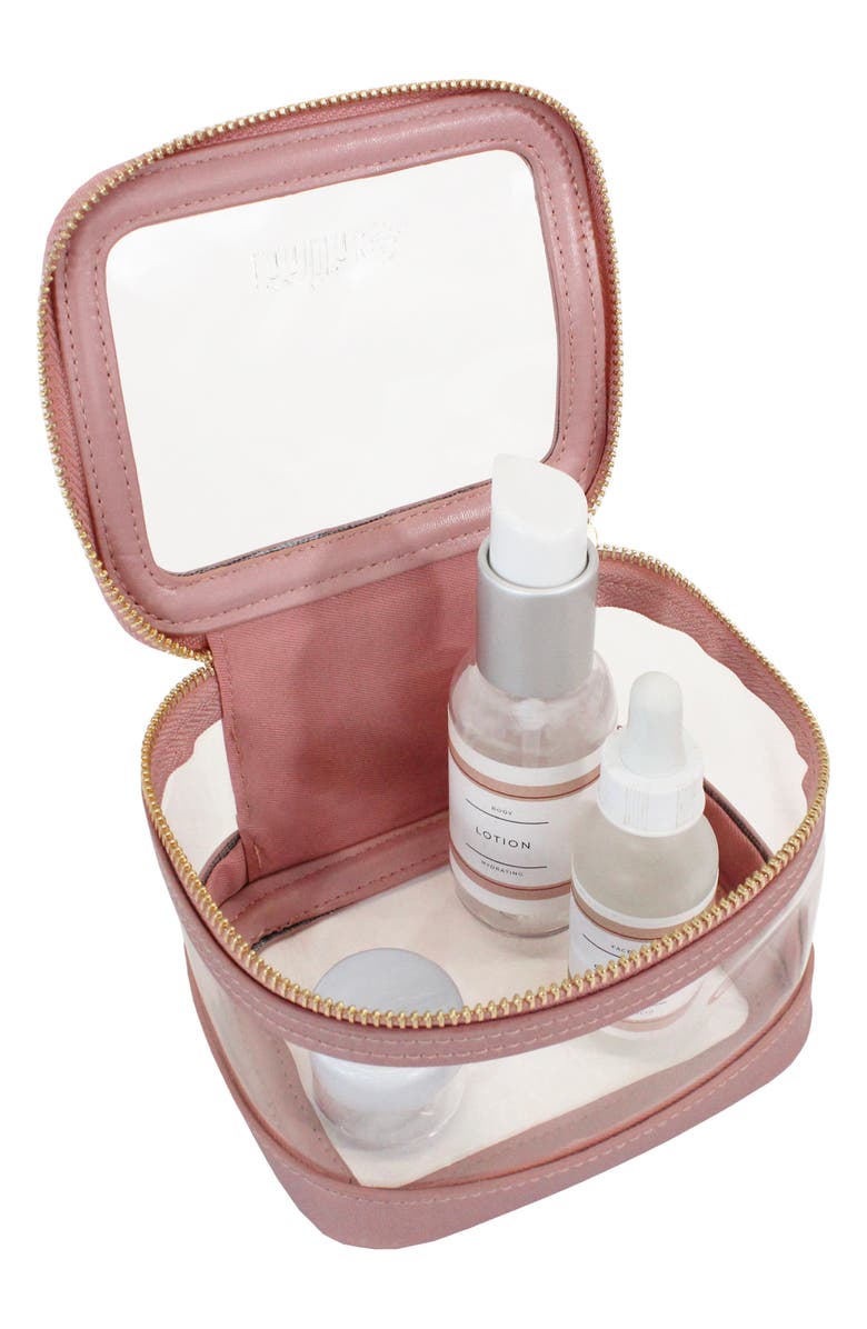 MYTAGALONGS Beauty Cube Organizer Case, Alternate, color, Light Pink