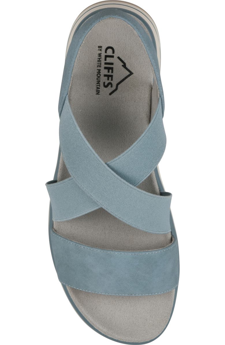 CLIFFS BY WHITE MOUNTAIN Hapley Athleisure Sandal, Alternate, color, Mid-Blue Nubuck