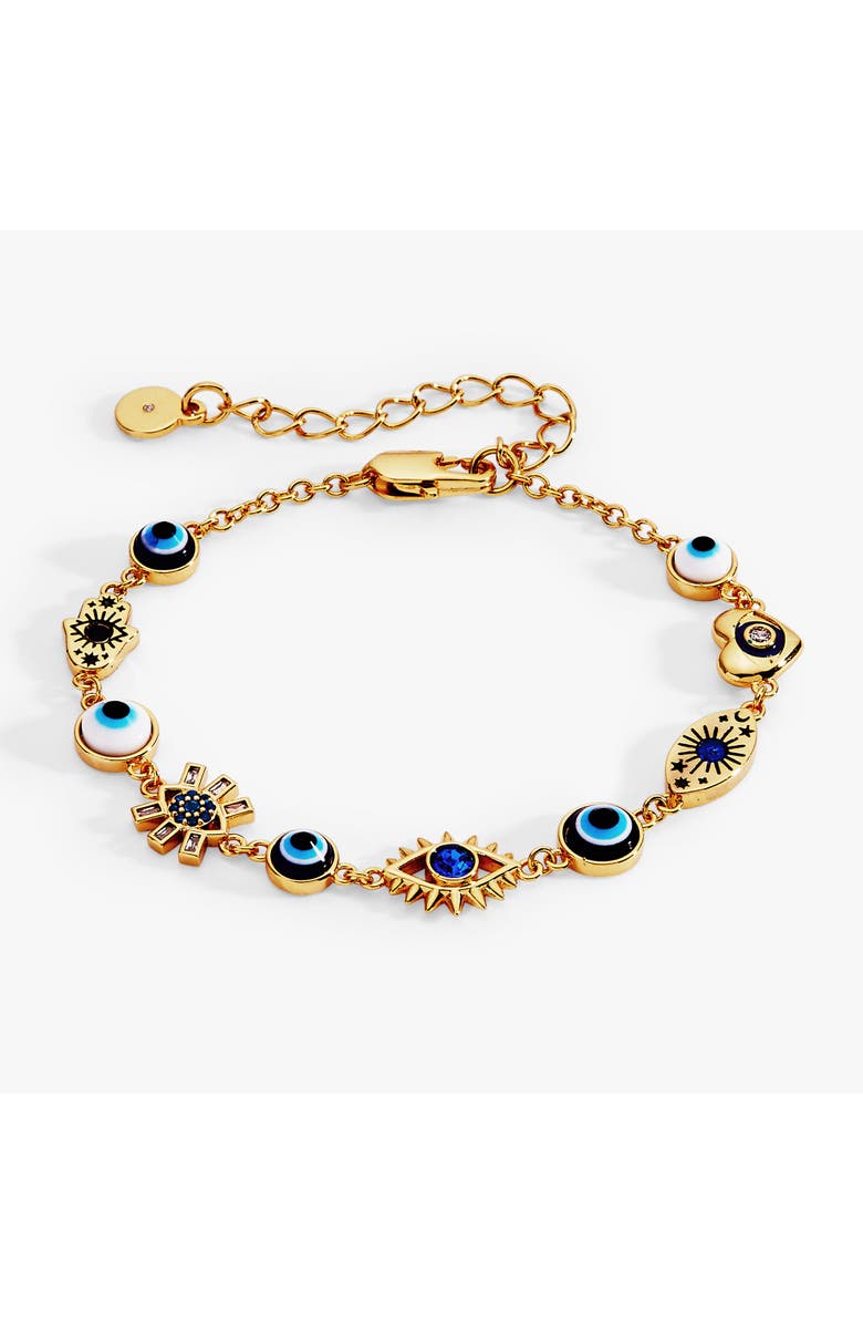 Alex and Ani Evil Eye Linear Bracelet, Main, color,