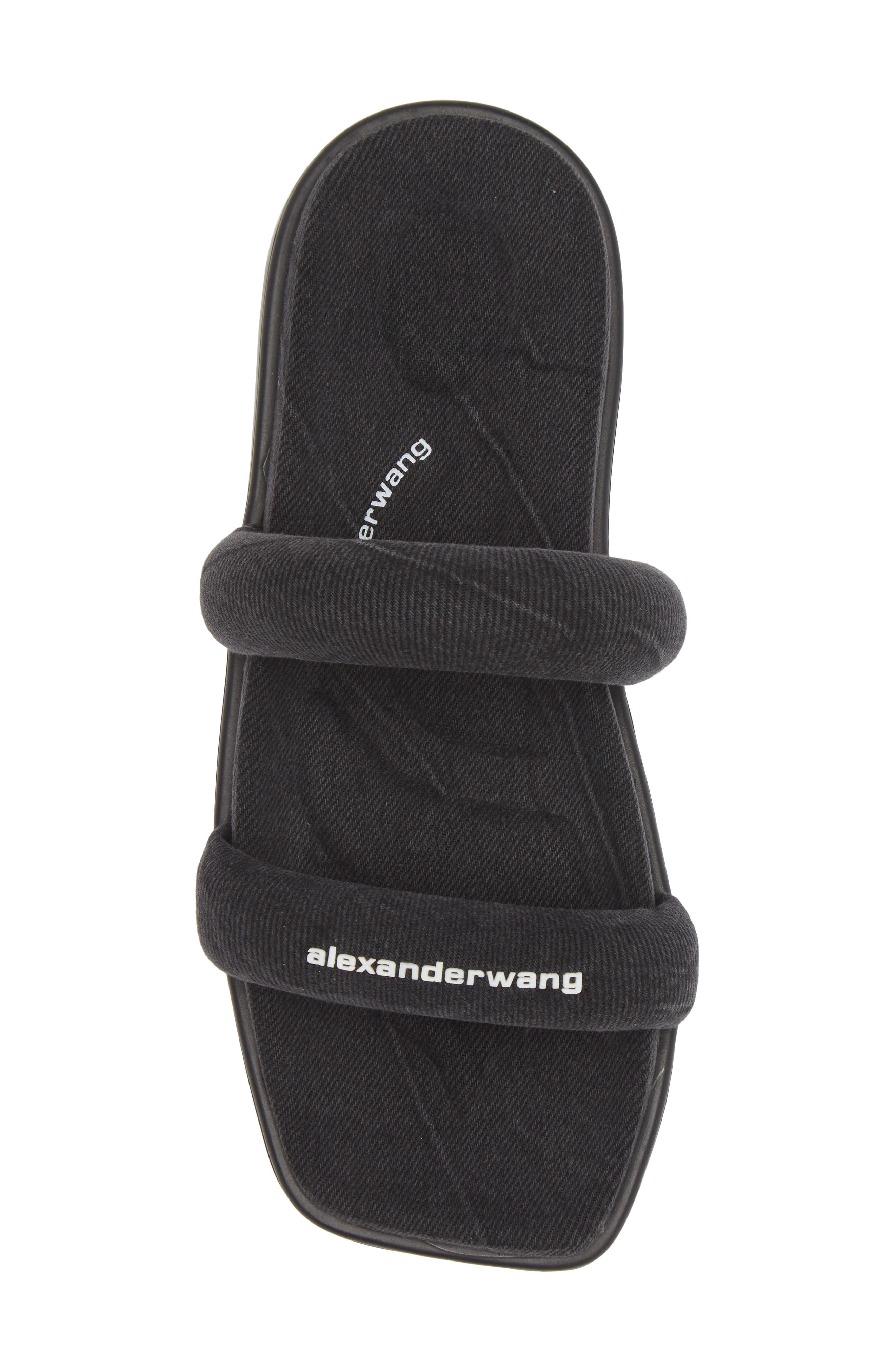 Jay Denim Slide Sandal, Alternate, color, GREY AGED
