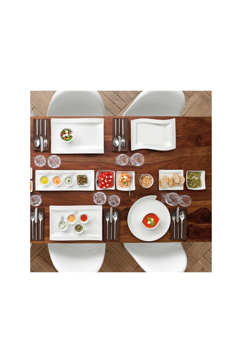 NewWave Gourmet Dinner Plate, Alternate, color, white