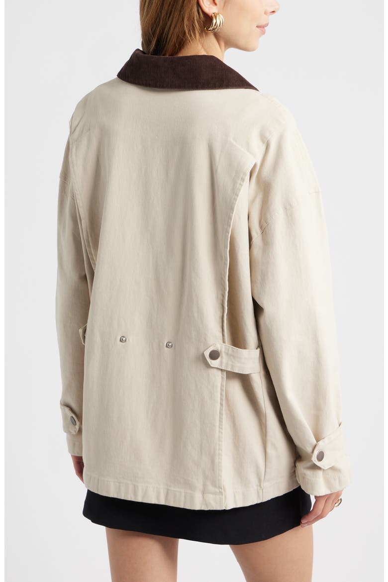 Canvas Barn Jacket, Alternate, color, BEIGE BEACH