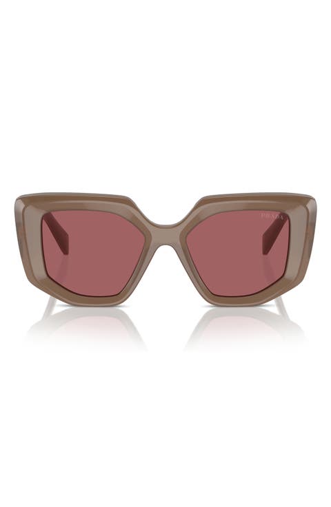 50mm Geometric Sunglasses