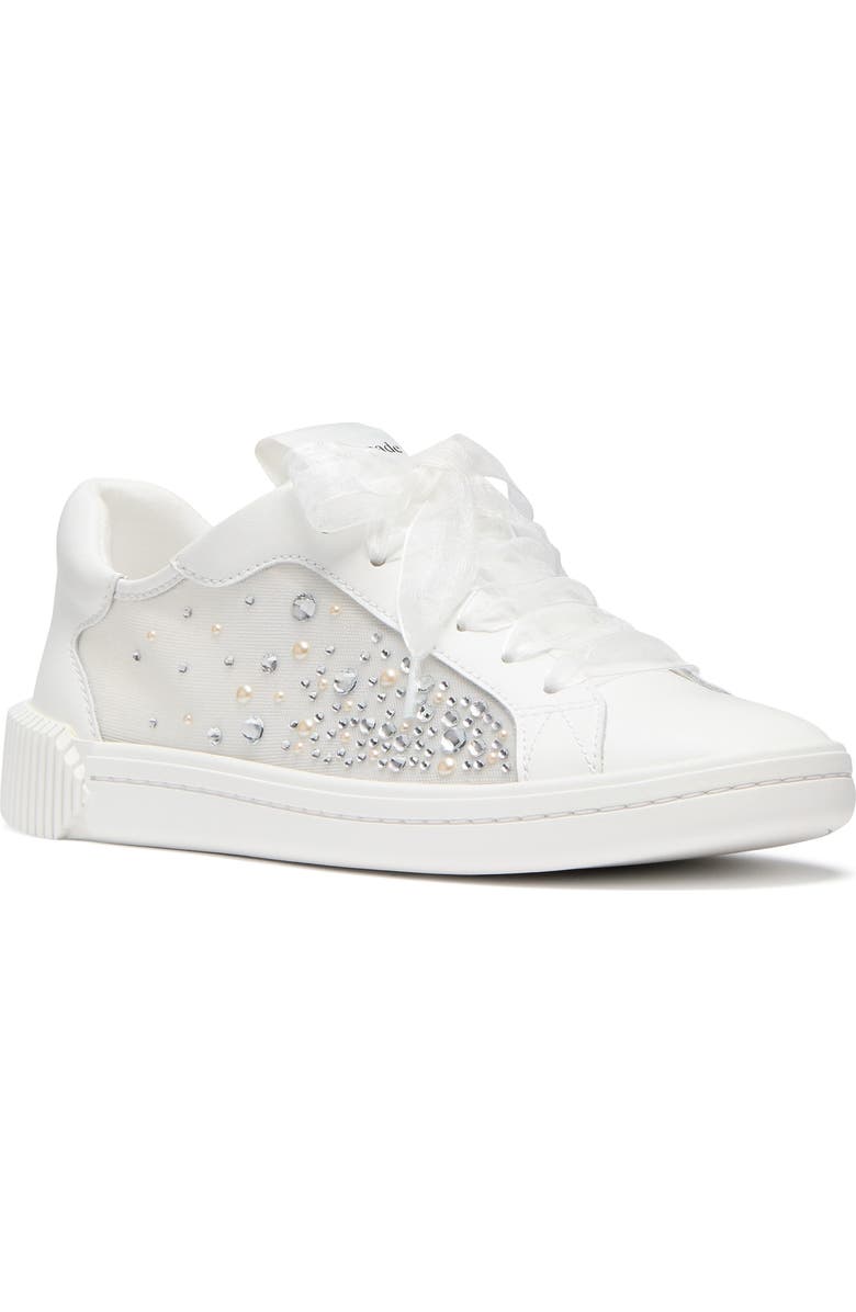 Kate Spade New York tori crystal sneaker, Main, color,