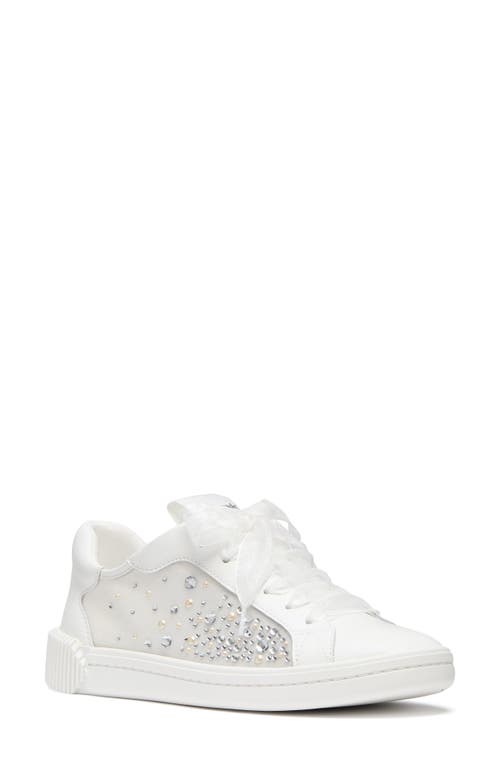 Kate Spade Women's Tori Crystal Sneakers In True White