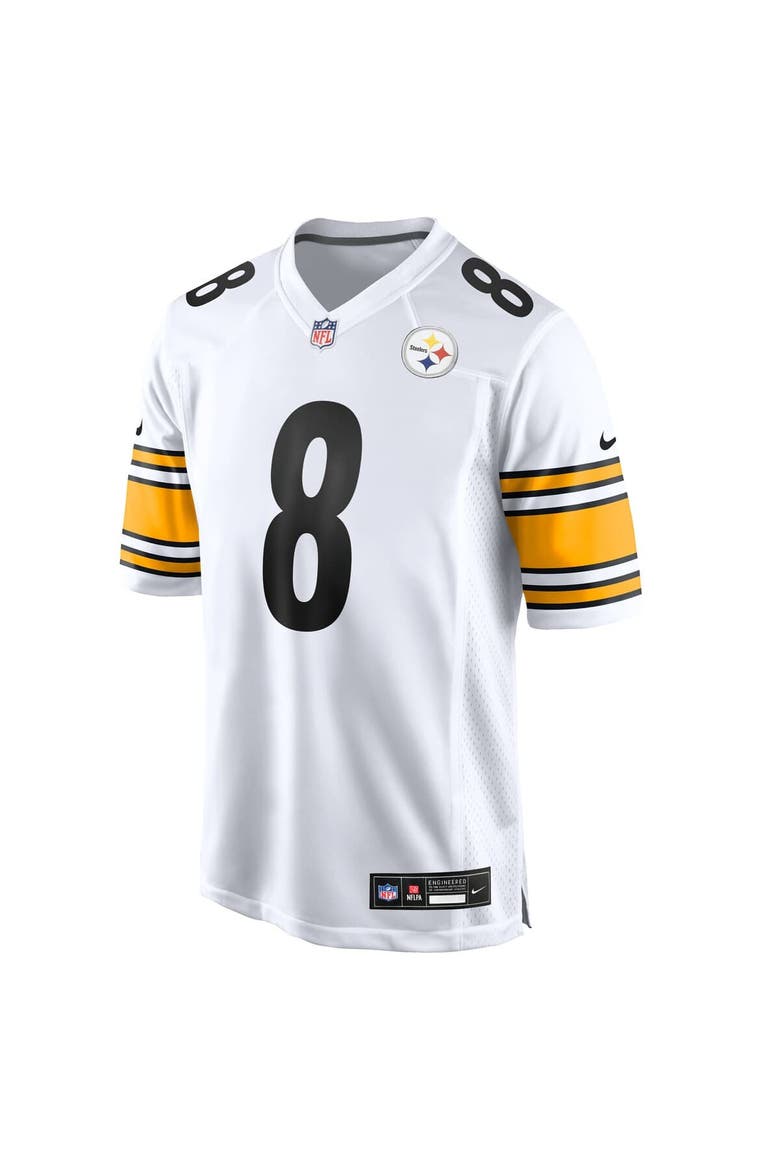 Men's Nike Aaron Rodgers White Pittsburgh Steelers Game Jersey, Alternate, color, White