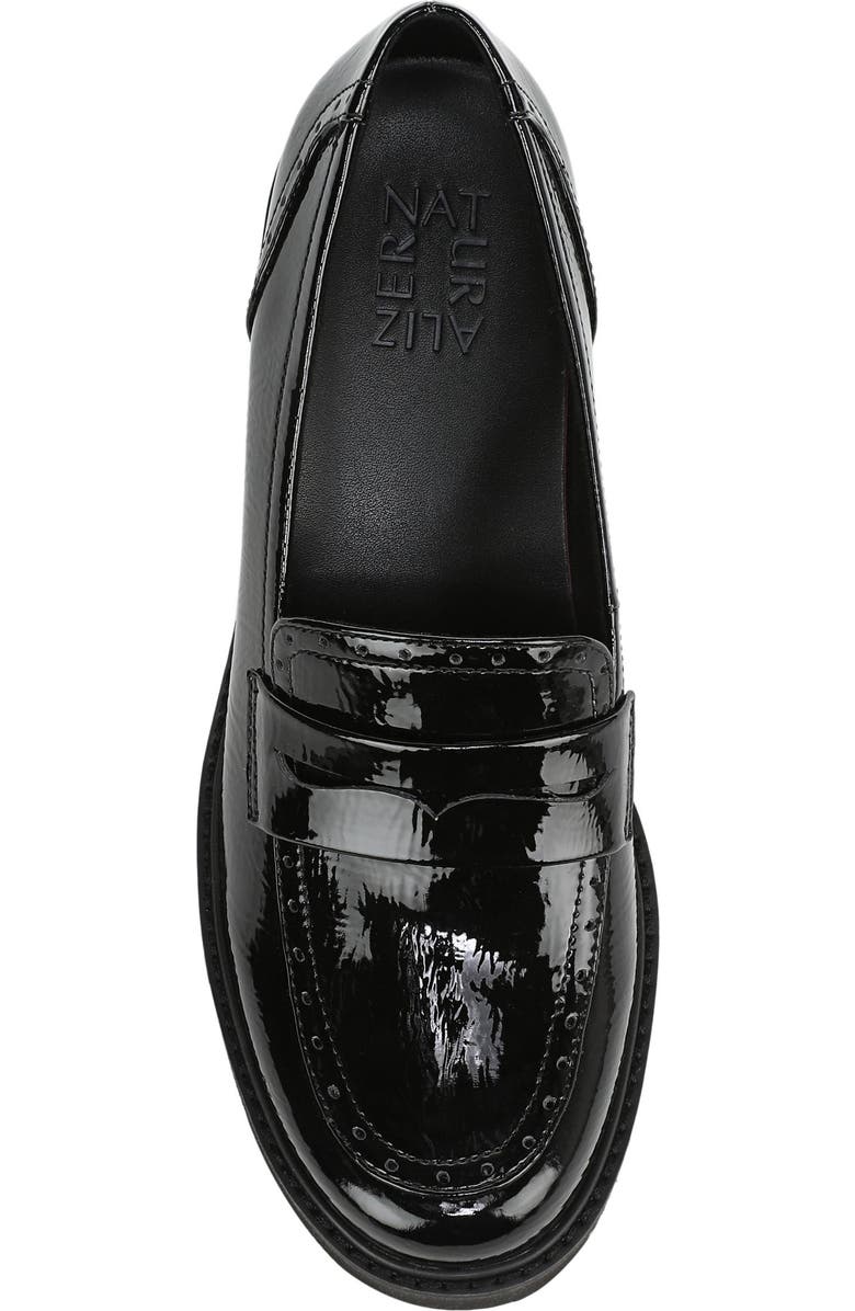 Naturalizer Charisma Loafer, Alternate, color, Black Patent Faux Leather