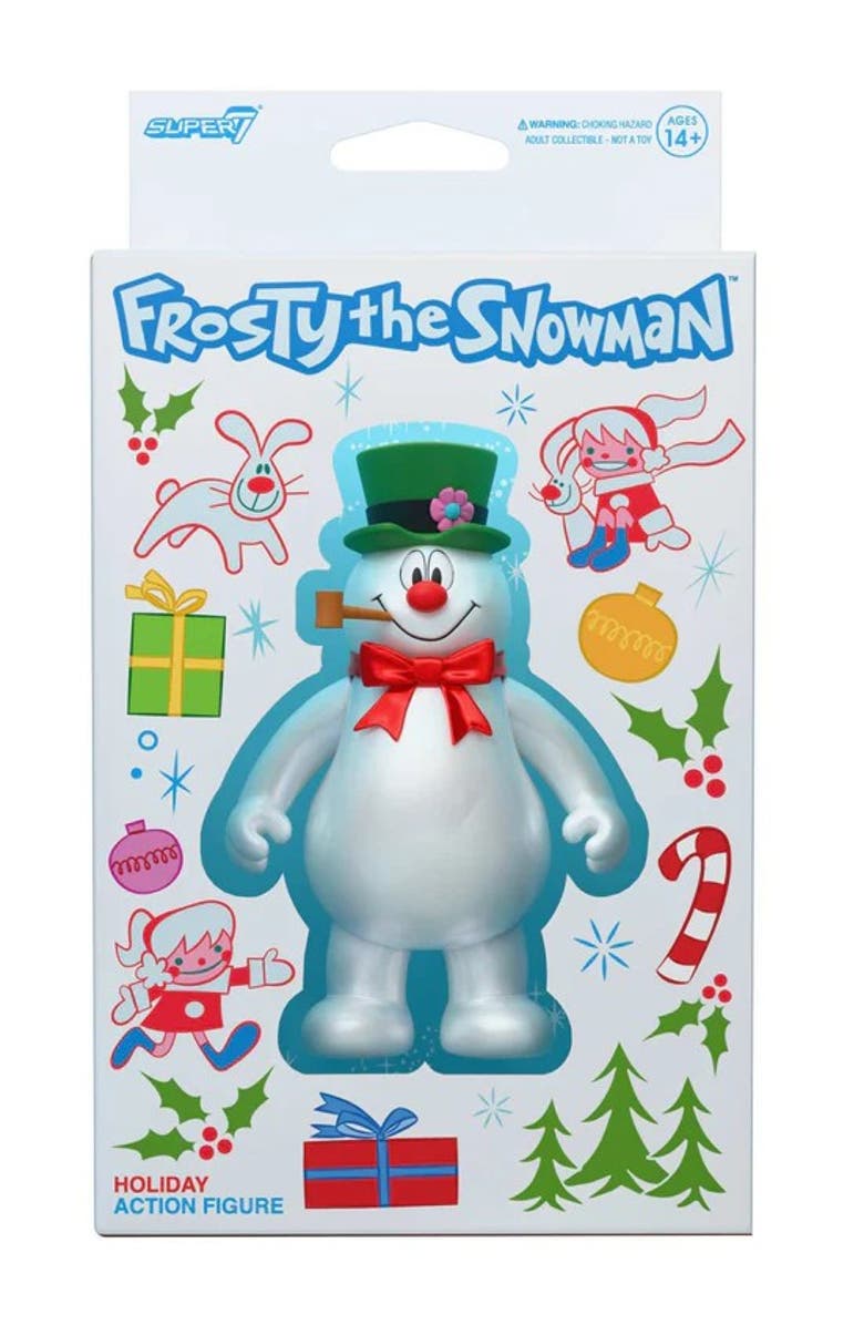 SUPER7 Frosty The Snowman (Candy Box Inspired) Super7 ReAction Figure, Main, color, Multi-Color