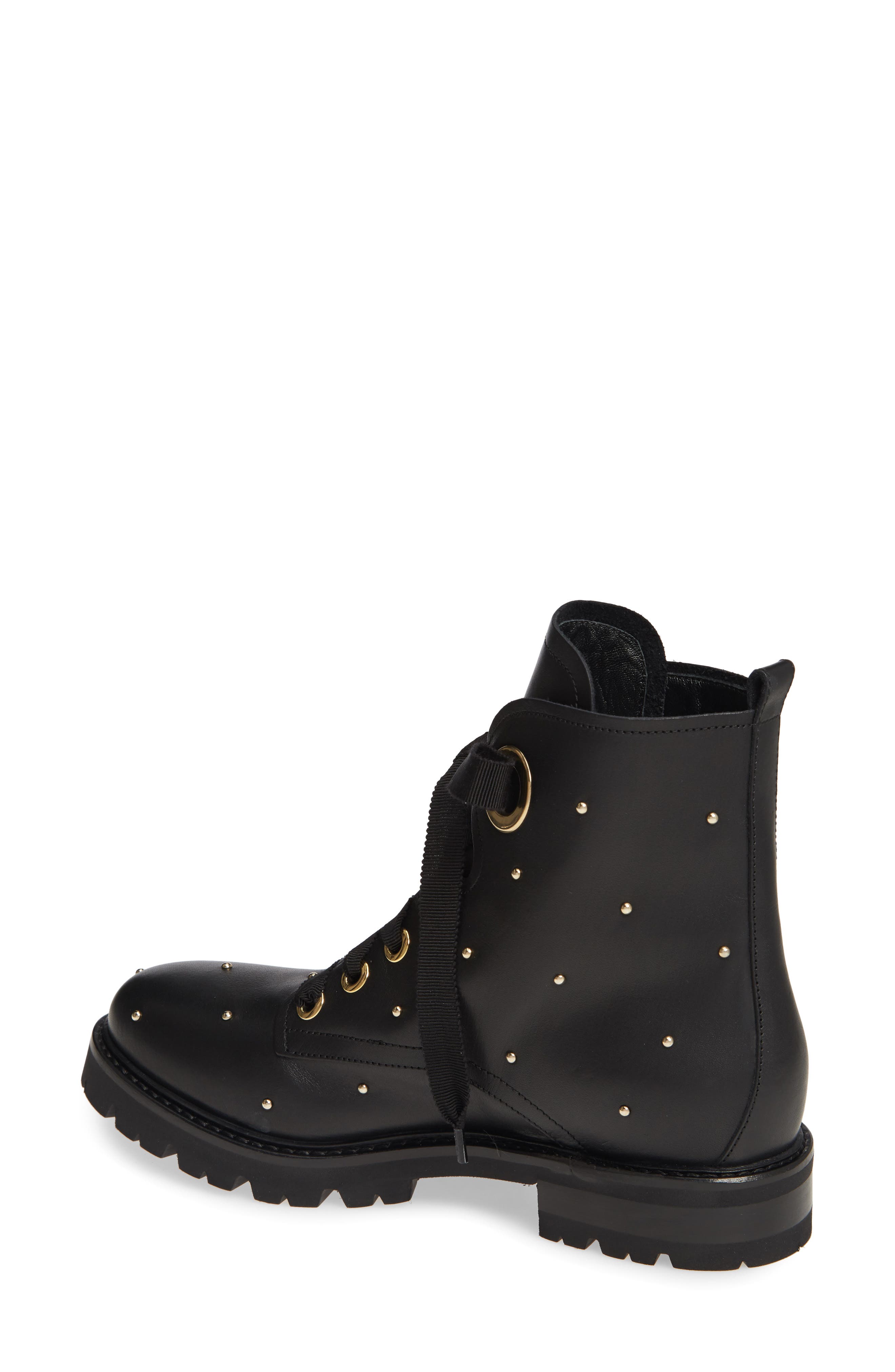 AGL Studded Combat Boot, Alternate, color, 