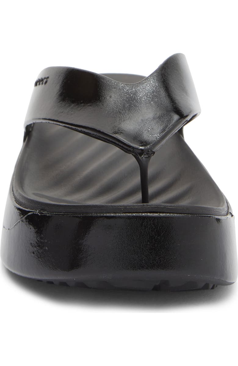 CROCS Getaway Platform Flip Flop, Alternate, color, Black