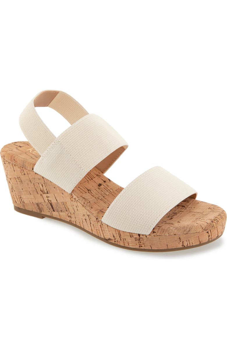 Kensie Jakura Slingback Sandal, Main, color, Off White