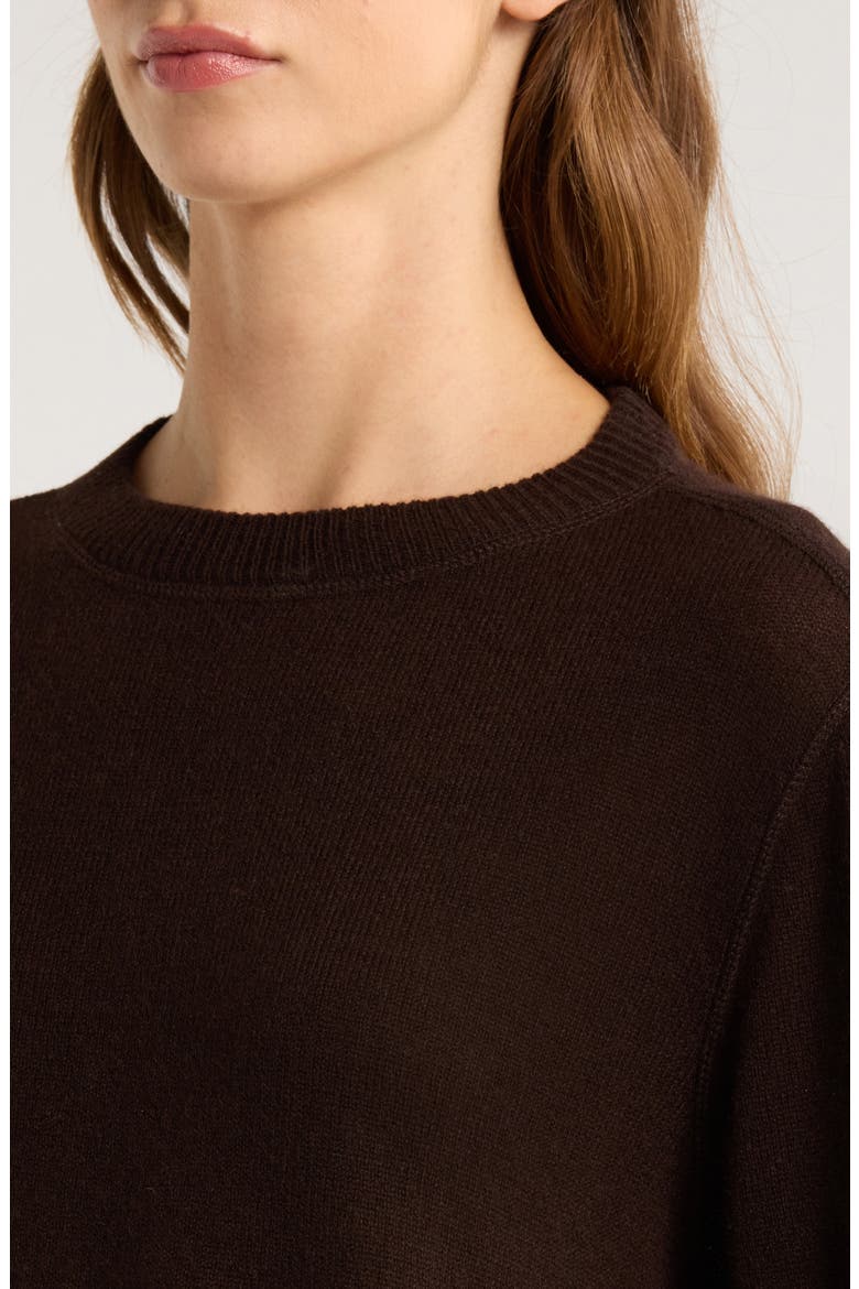 Cashmere Boyfriend Sweater, Alternate, color, MOLE