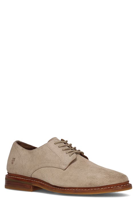 Paul Suede Plain Toe Derby (Men)